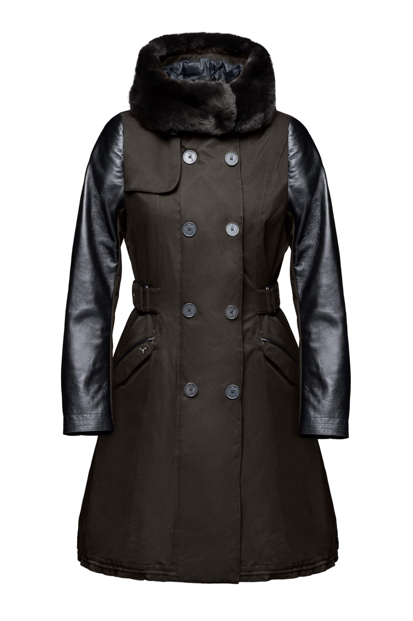 flat-lay-image Dark Brown