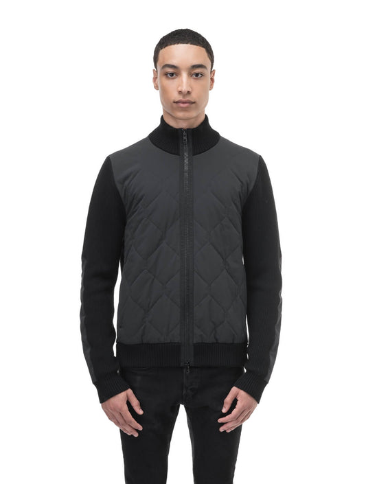 NEXT Vault - Ero Men's Tailored Hybrid Sweater + Black