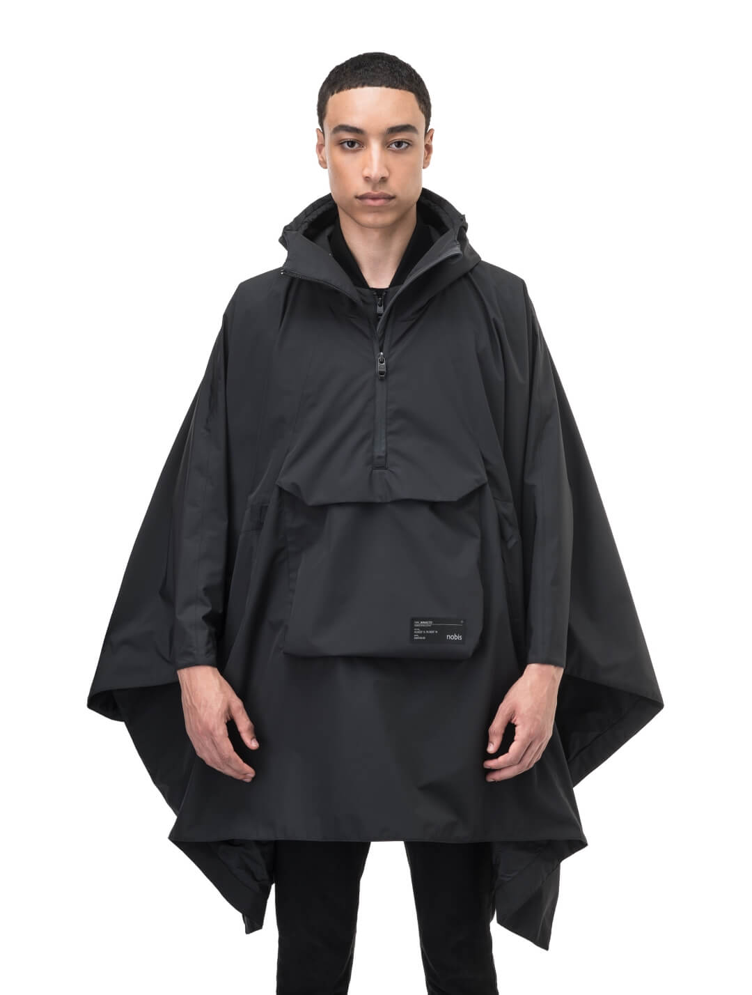 Nobis Hydra Unisex Performance Poncho HYDRA-BLACK-XS/S in Black