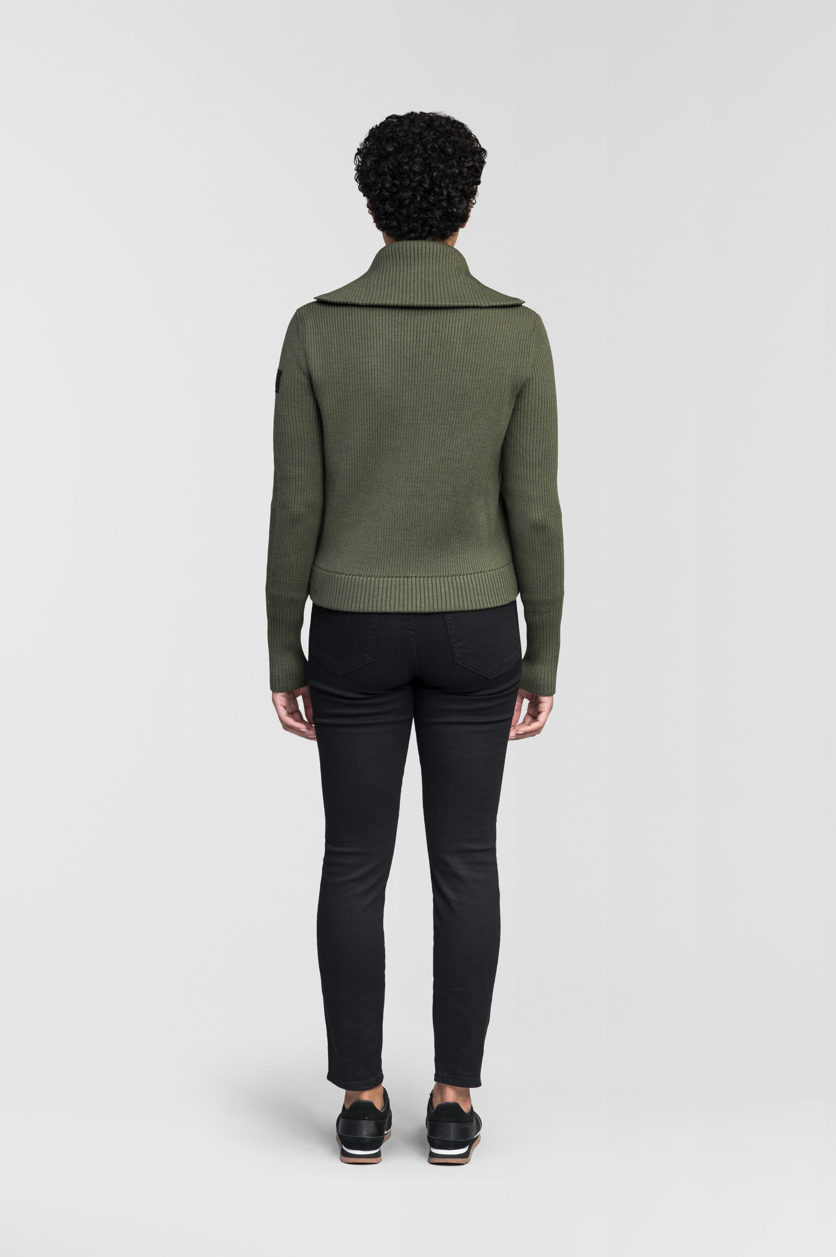 Ada Women's Quilted Full Zip Sweater | Nobis Premium Outerwear