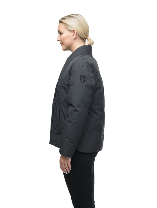 Hip Length Women's Lightweight Jacket in Camo + Camo