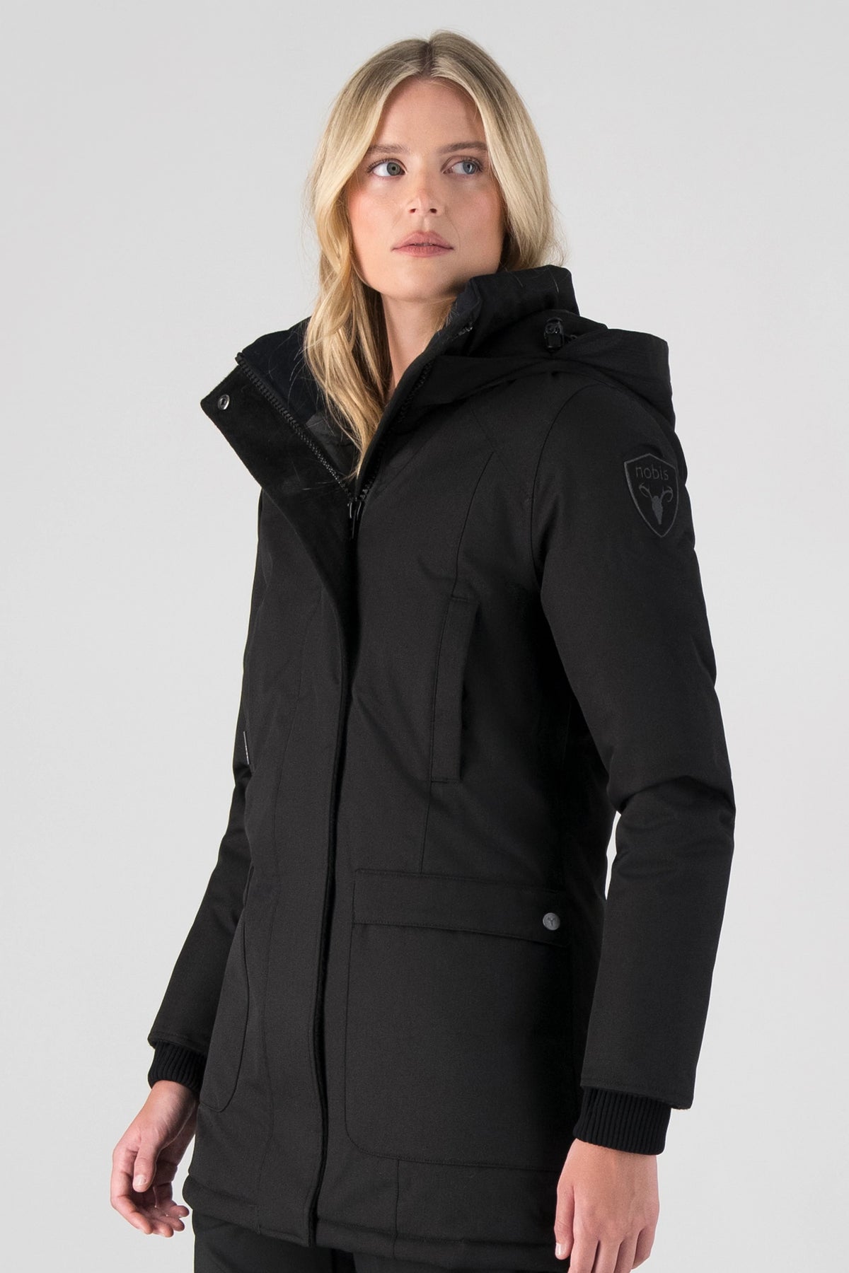 Carla Women's Parka - Black