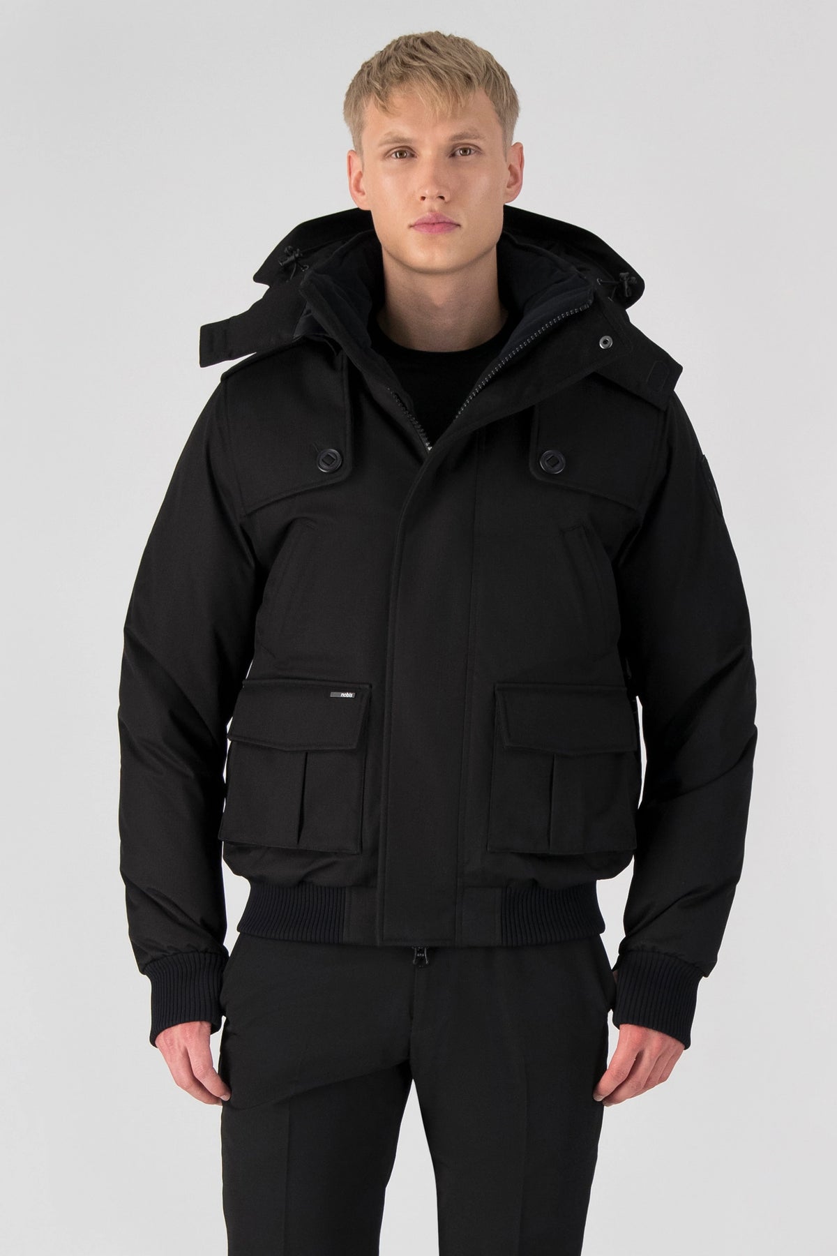 Cartel Men's Bomber Jacket - Black