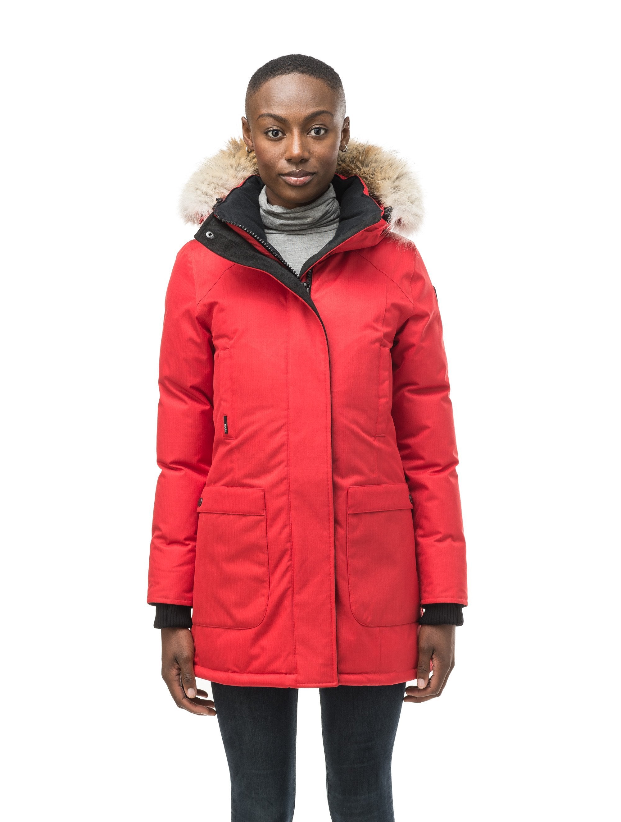 sold out！CARLA カーラ Eco fur hood coat Carla Women