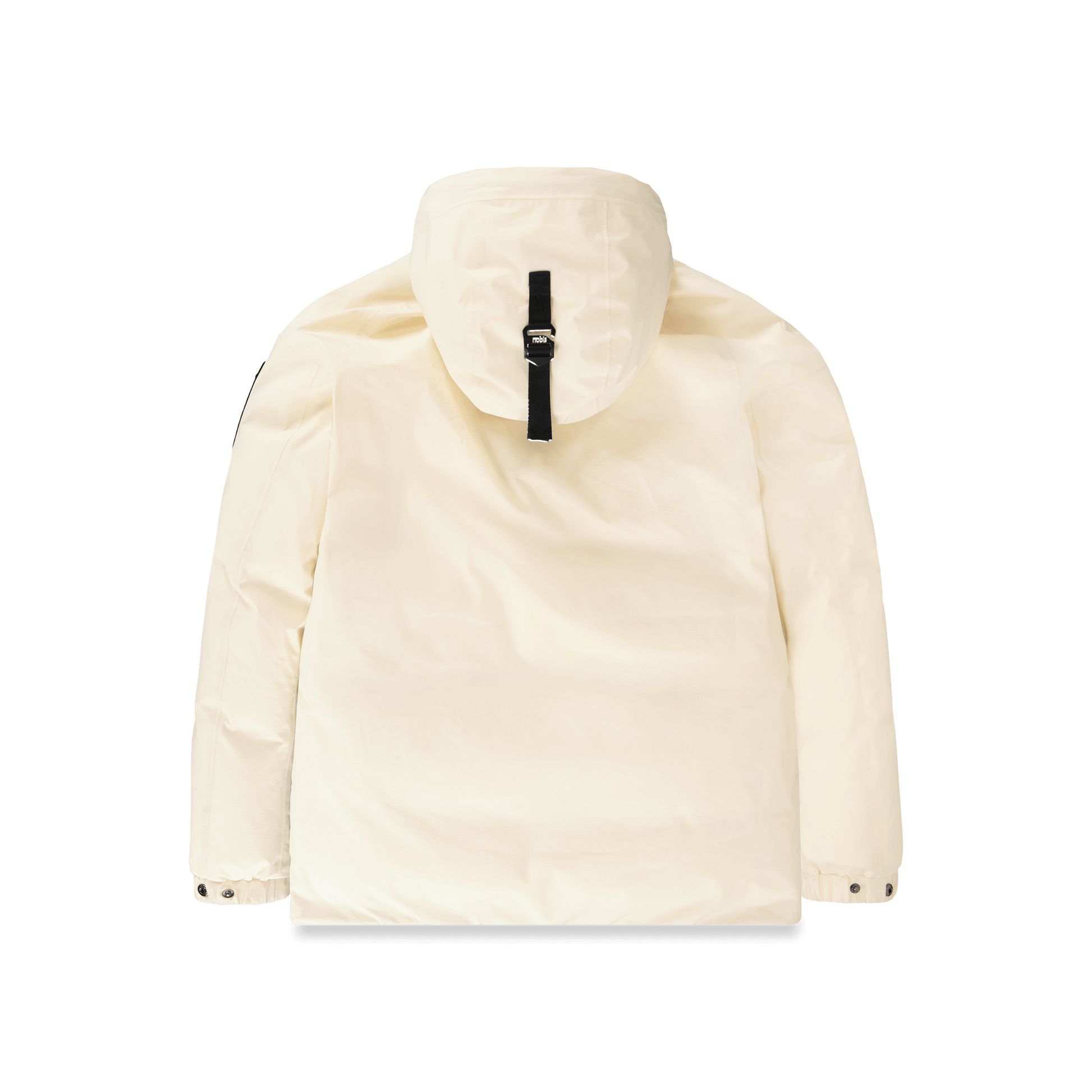 Dixon jacket in Wheat stretch ripstop fabric with DWR coating, large bellow pockets with magnetic flaps, hidden side-entry zipper pockets, and adjustable cuffs and hem for a tailored fit. Durable, weather-resistant, and versatile.