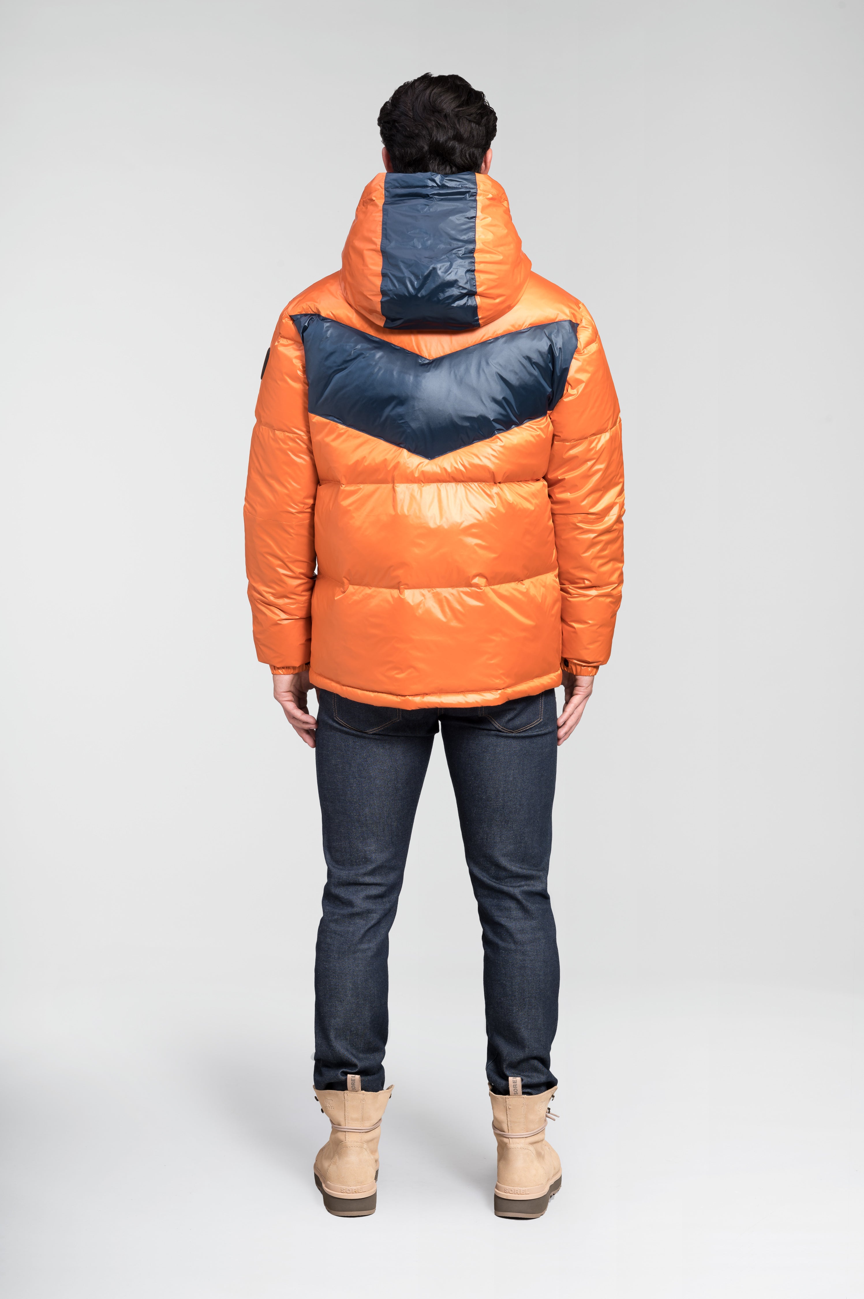 Dyna Men's Chevron Quilted Puffer Jacket – Nobis - US