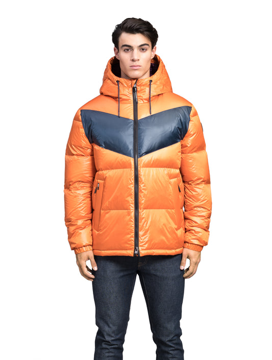 Dyna Men's Chevron Quilted Puffer Jacket