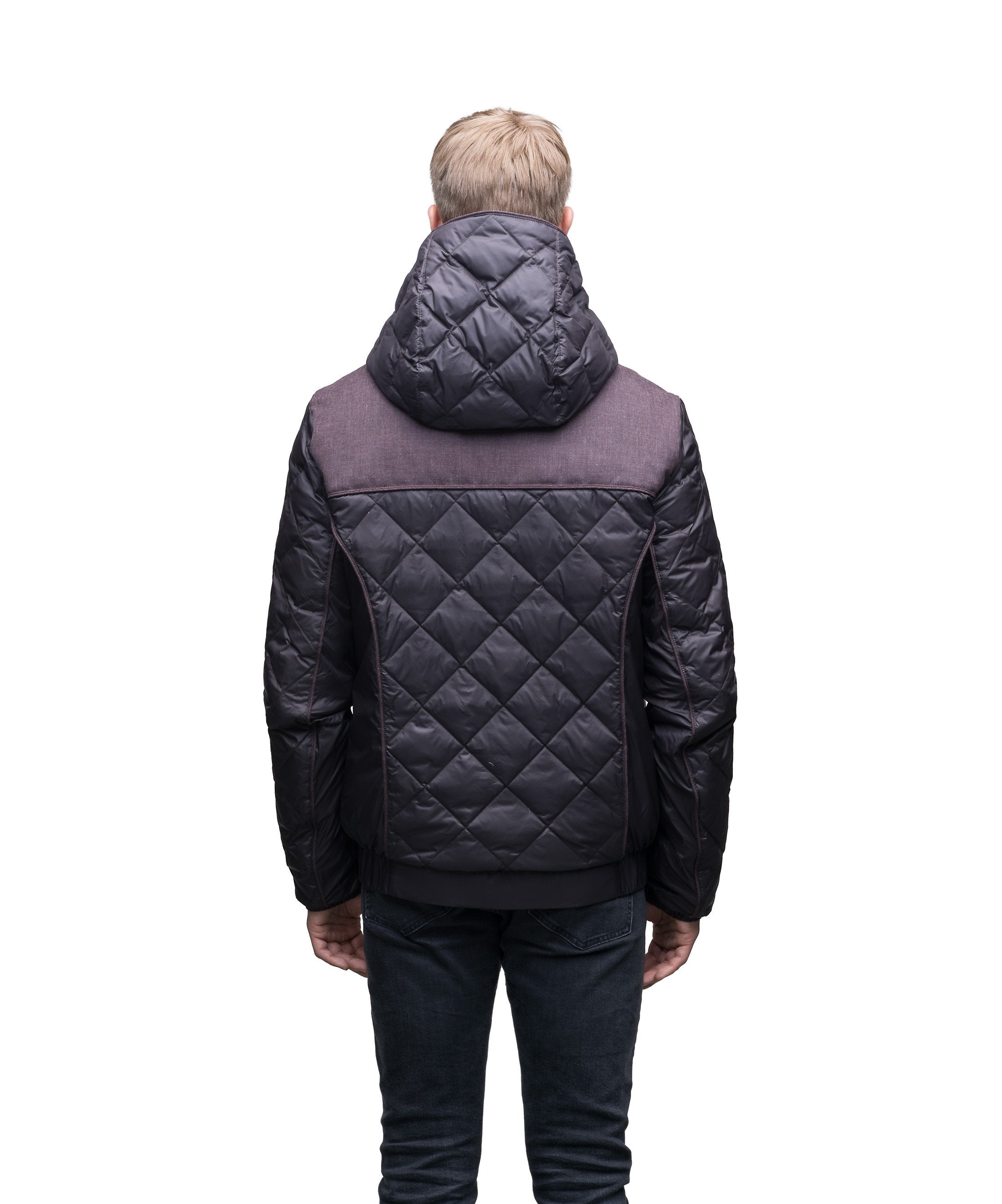 Nobis Elroy Men s Quilted Hooded Jacket Black H. Black Xs