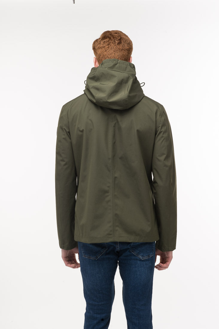 Men's waist length jacket in Fatigue