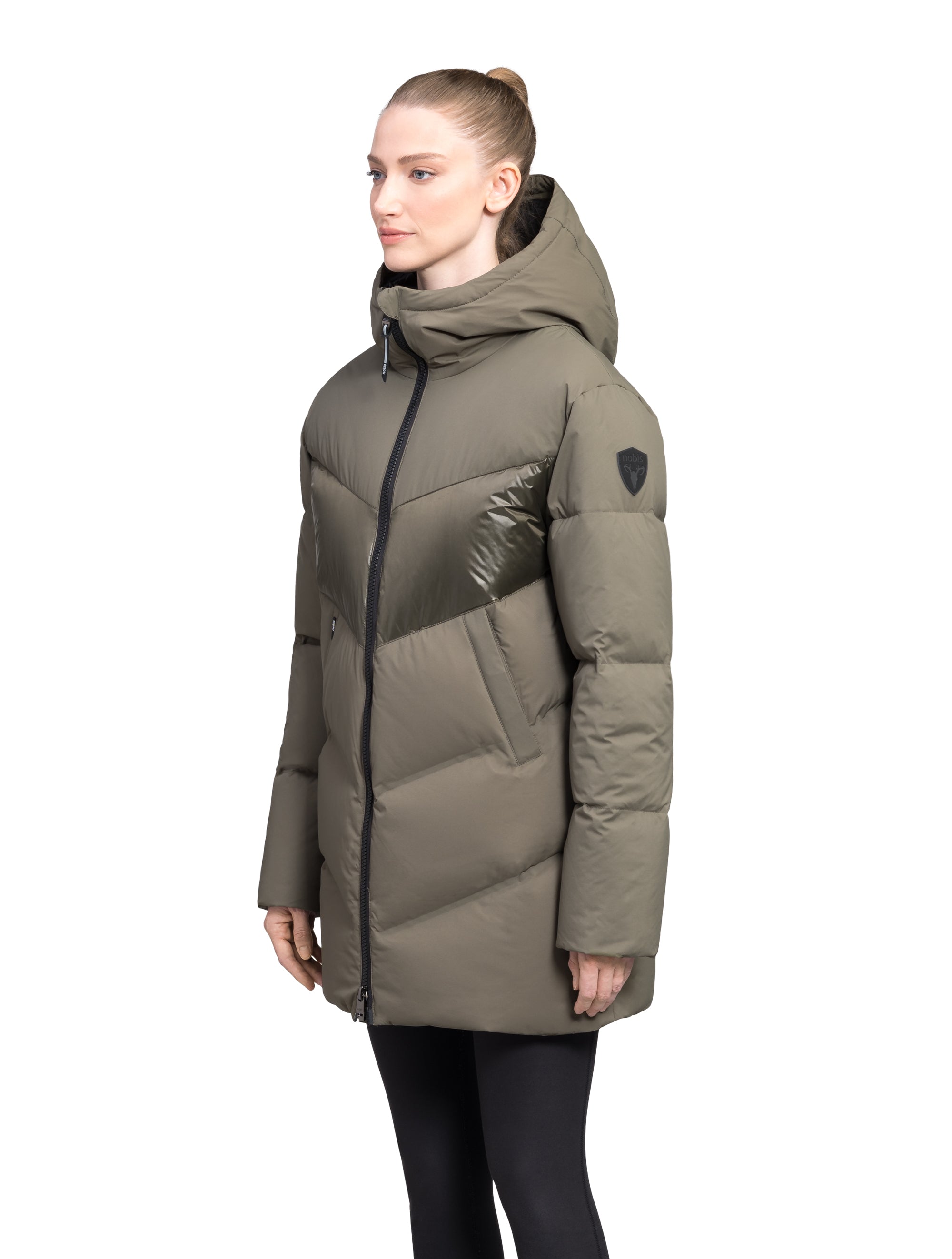 Thigh length 2025 puffer jacket