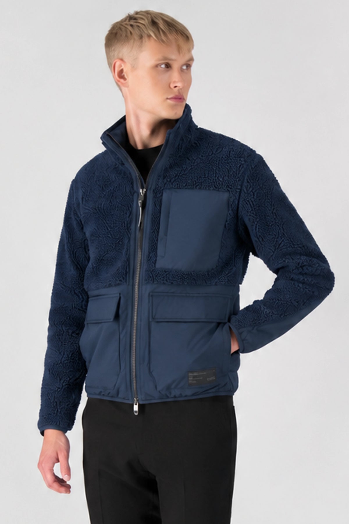 Kepler Men's Berber Zip Front Sweater