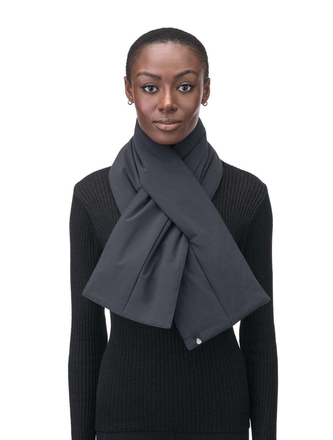 XLIM SYNOPSIS.4 SCARF スカーフ　ブラック XLIM EP.4 Synopsis 01 Hood Muffler - Black | International Store