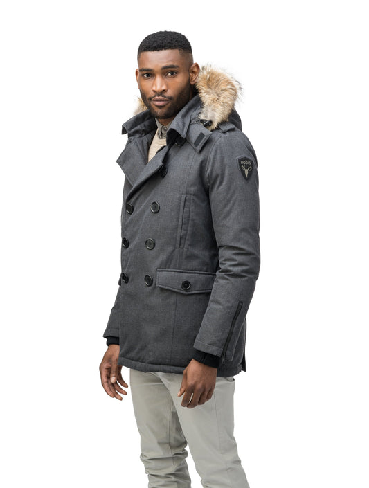 Kato Men's Peacoat - H. Charcoal / S - NEXT by Nobis