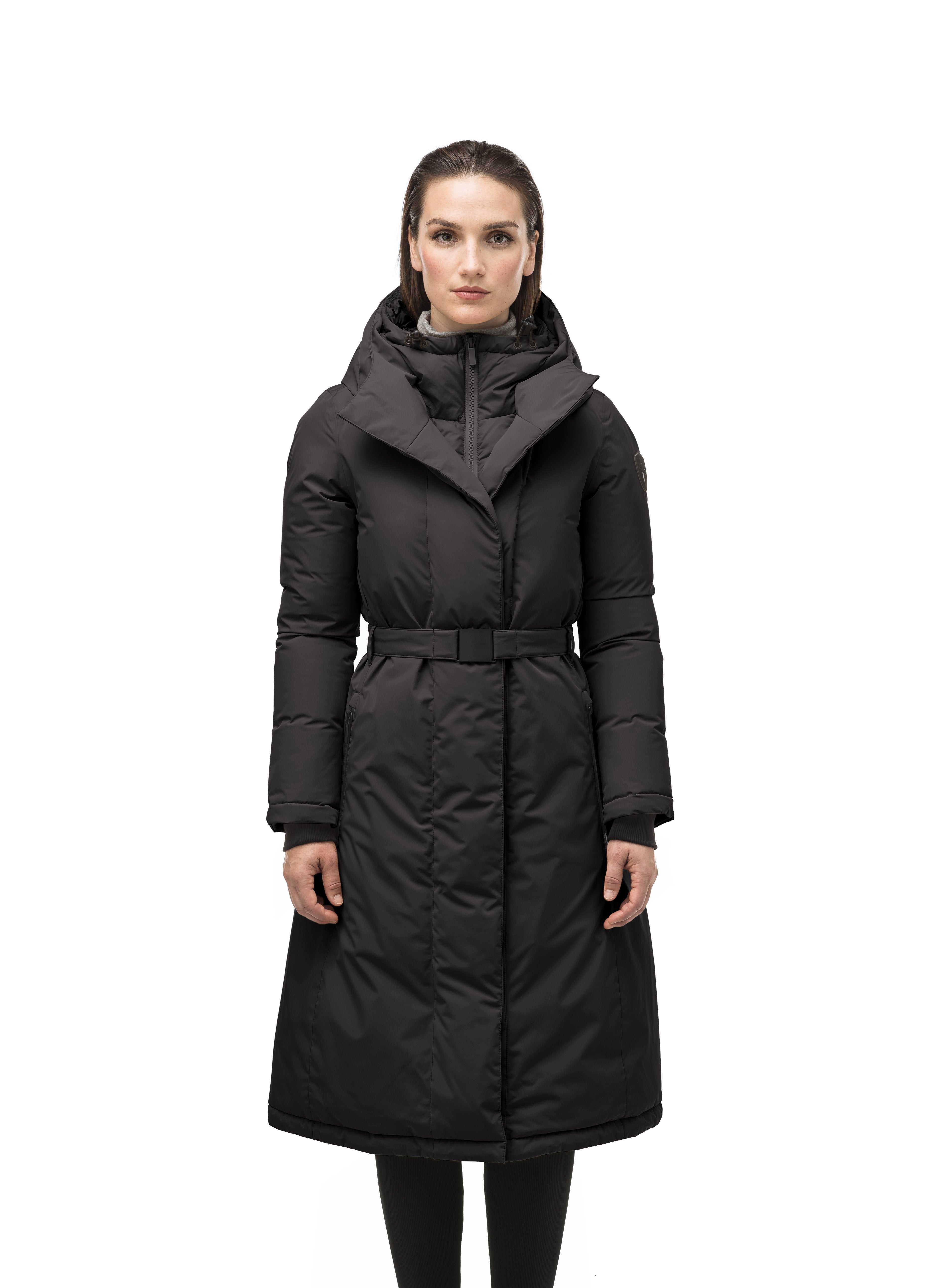 Lara Women s Belted Parka Fawn XXS