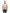 Men's lightweight taffeta bomber jacket with dark contrast trim in Fawn