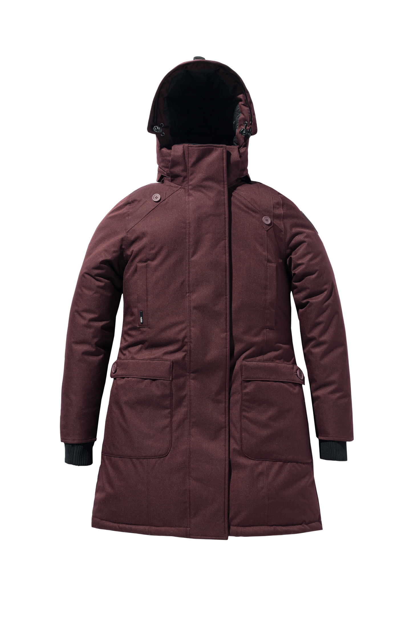 Merideth Furless Ladies Parka in Merlot