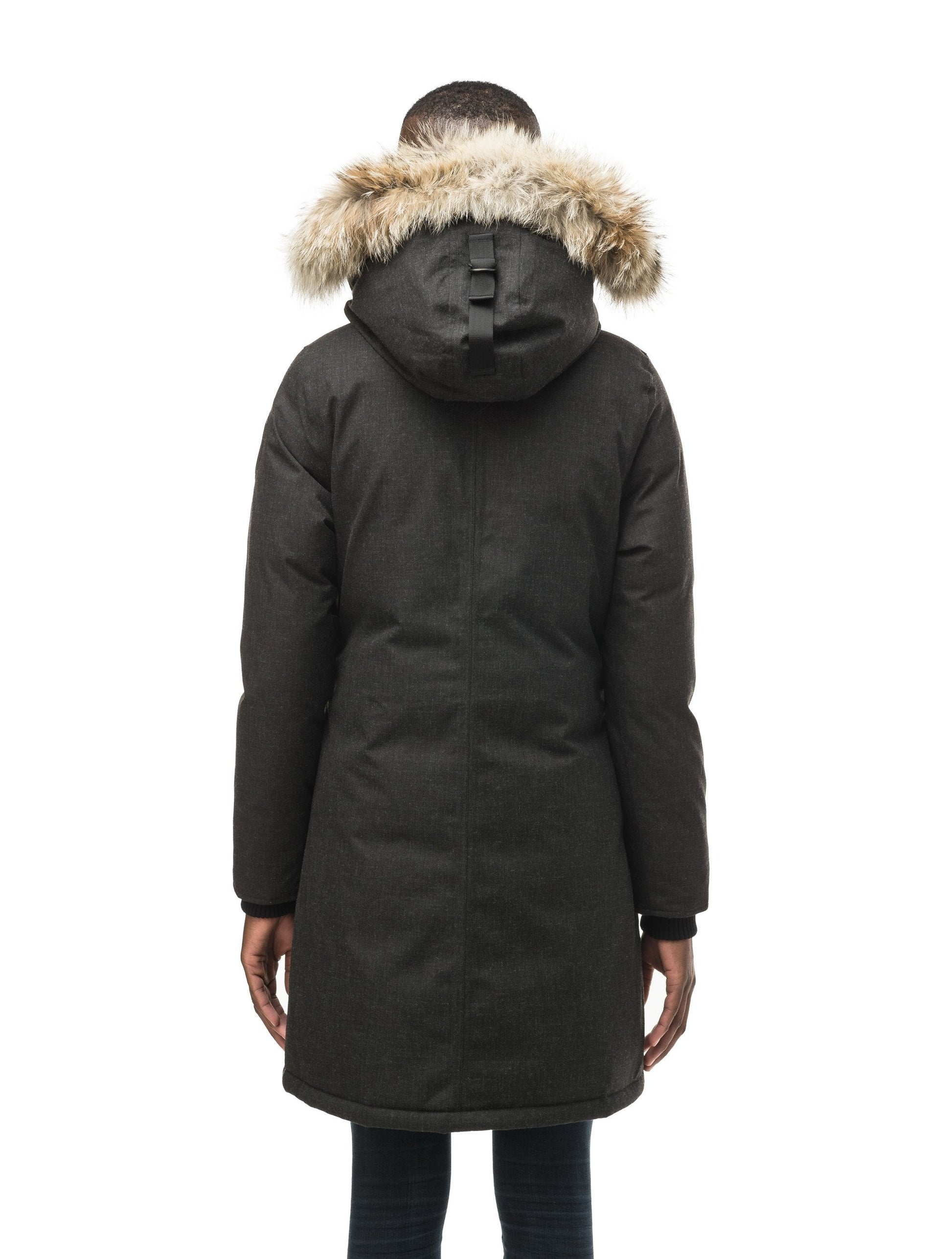 women's winter dress coat with hood Hooded Maxi Wool Coat Elegant Full Length Winter Coat Black (5) / S / Wool