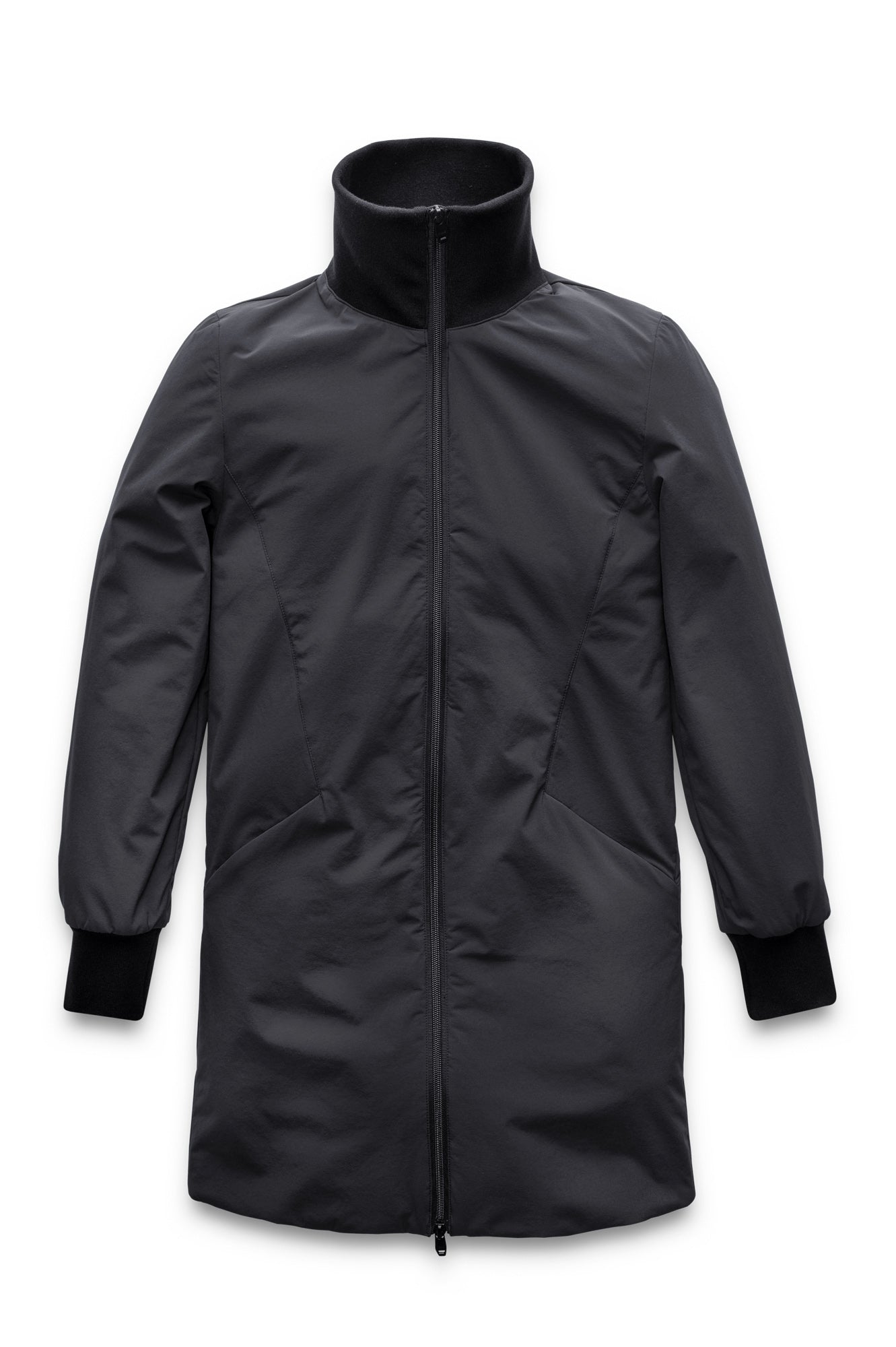 ジャケット・アウター lawgy collar arrange midi outer Mocha Jil Sander Women's' Spread Collar Rain Coat in Black | LN-CC®