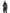 Mora Ladies Mid Layer Rib Neck Jacket in thigh length, Primaloft insulation, ribbing at collar and cuffs, and two-way front zipper, in Steel Grey