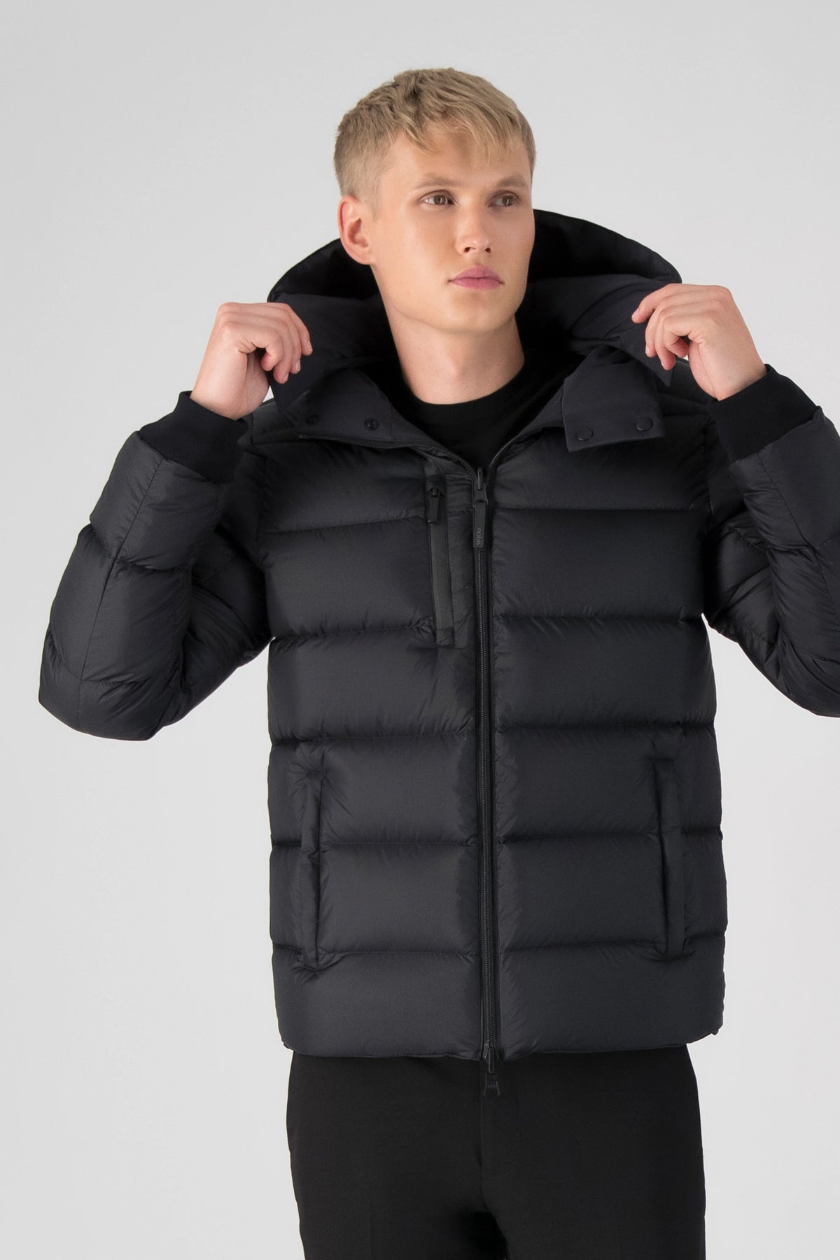 Oliver Men's Reversible Puffer Jacket - Black