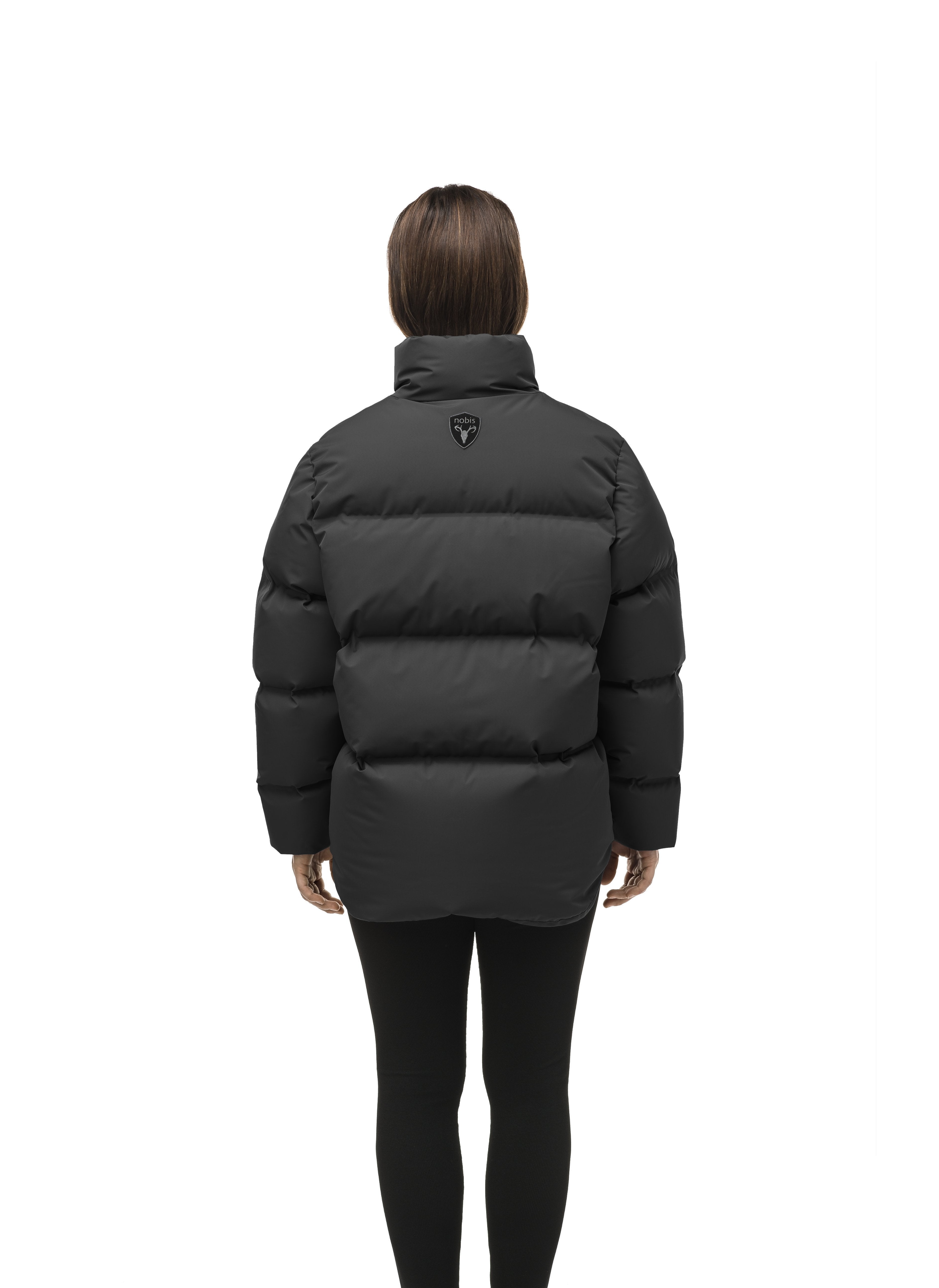 Oversized puffer jacket with taping best sale