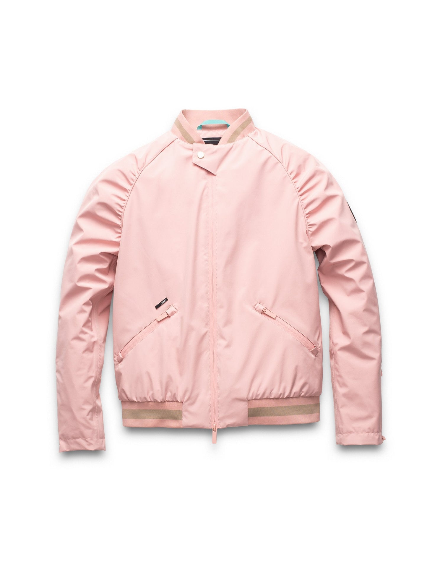 Women's classic bomber jacket called Phoebe in Shell Pink