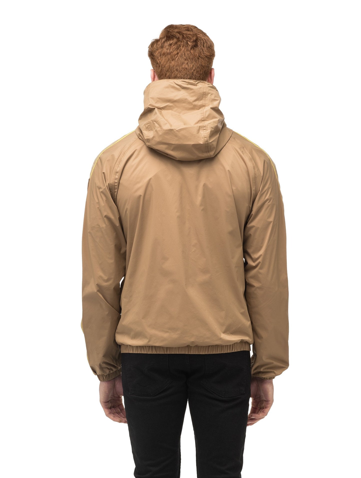 Men's waist length windbreaker with hood in Cork