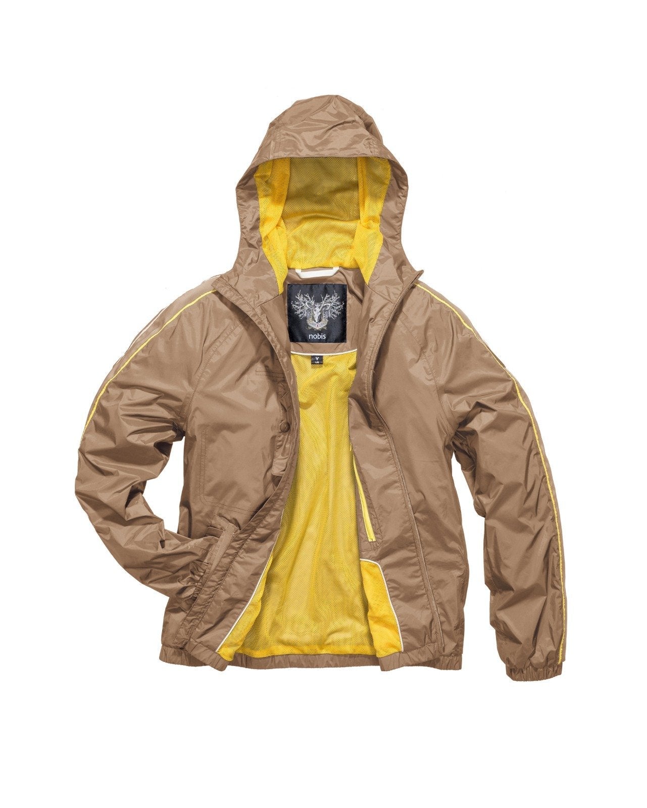 Men's waist length windbreaker with hood in Cork