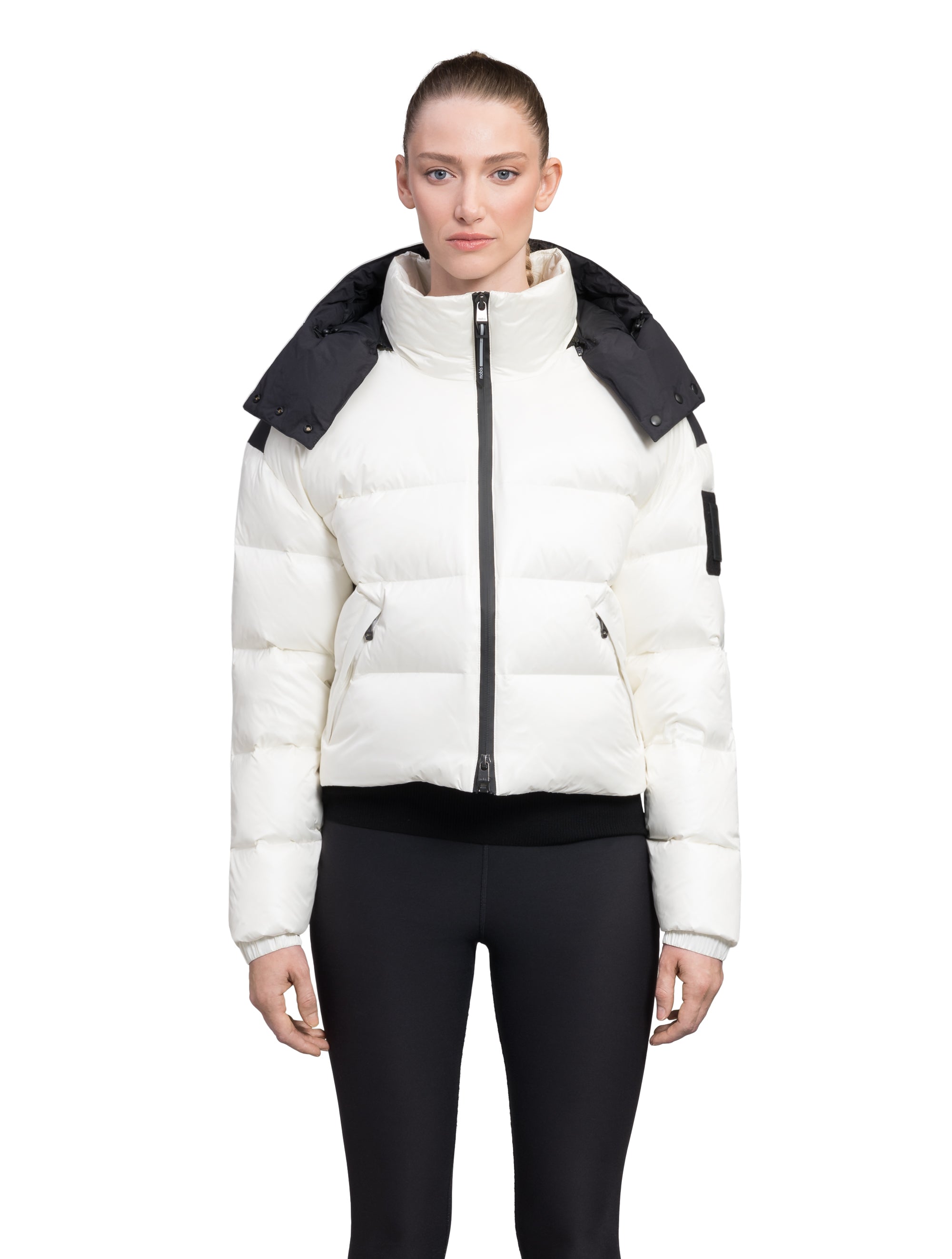 Extravagant deals Winter Jacket, Women Short Jacket, Asymmetric Jacket, Waterproof Windproof Jacket, Puffer Jacket, White short sleeve jacket