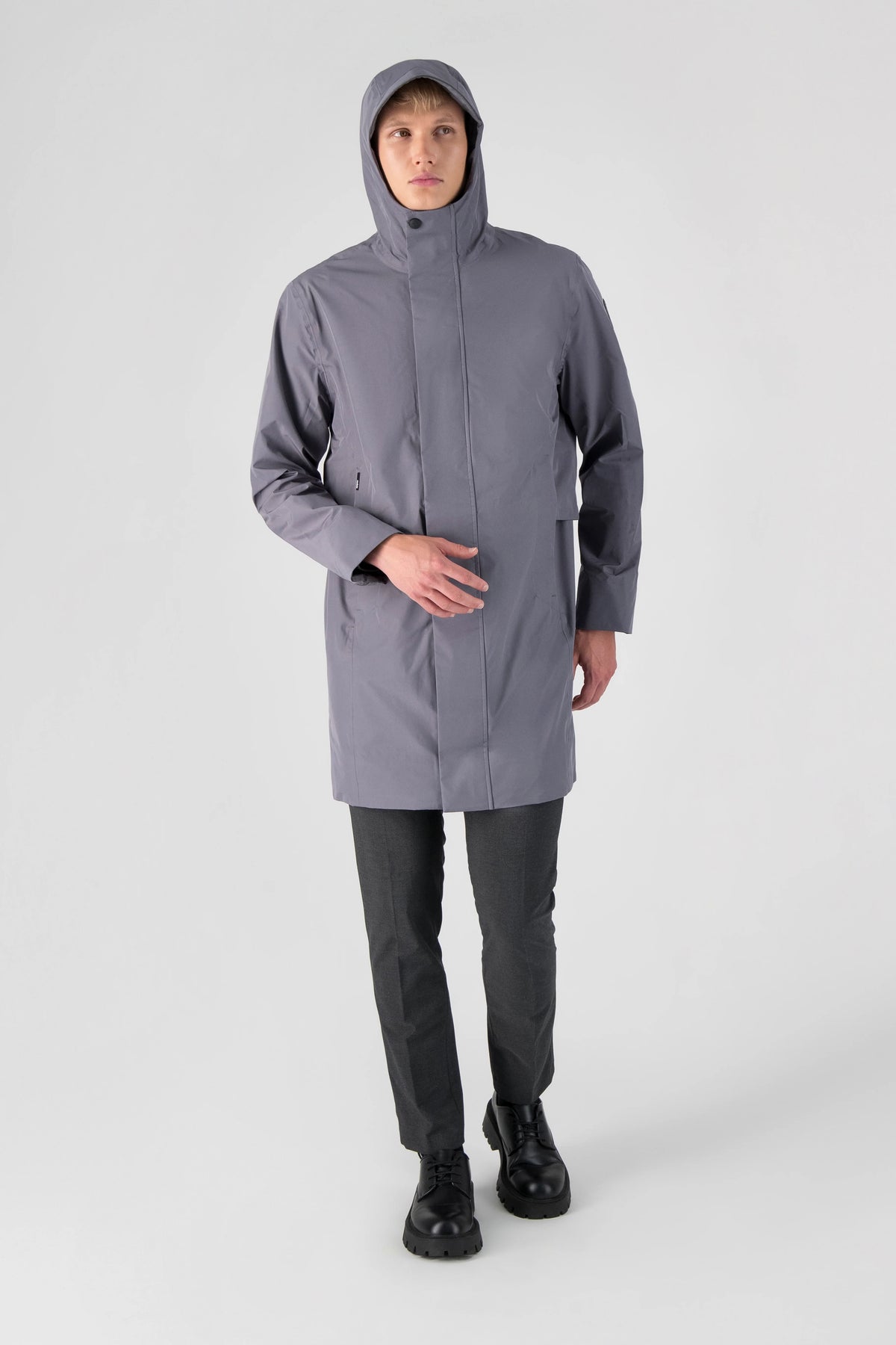 Upton Men's All-Weather Shell Jacket - Concrete