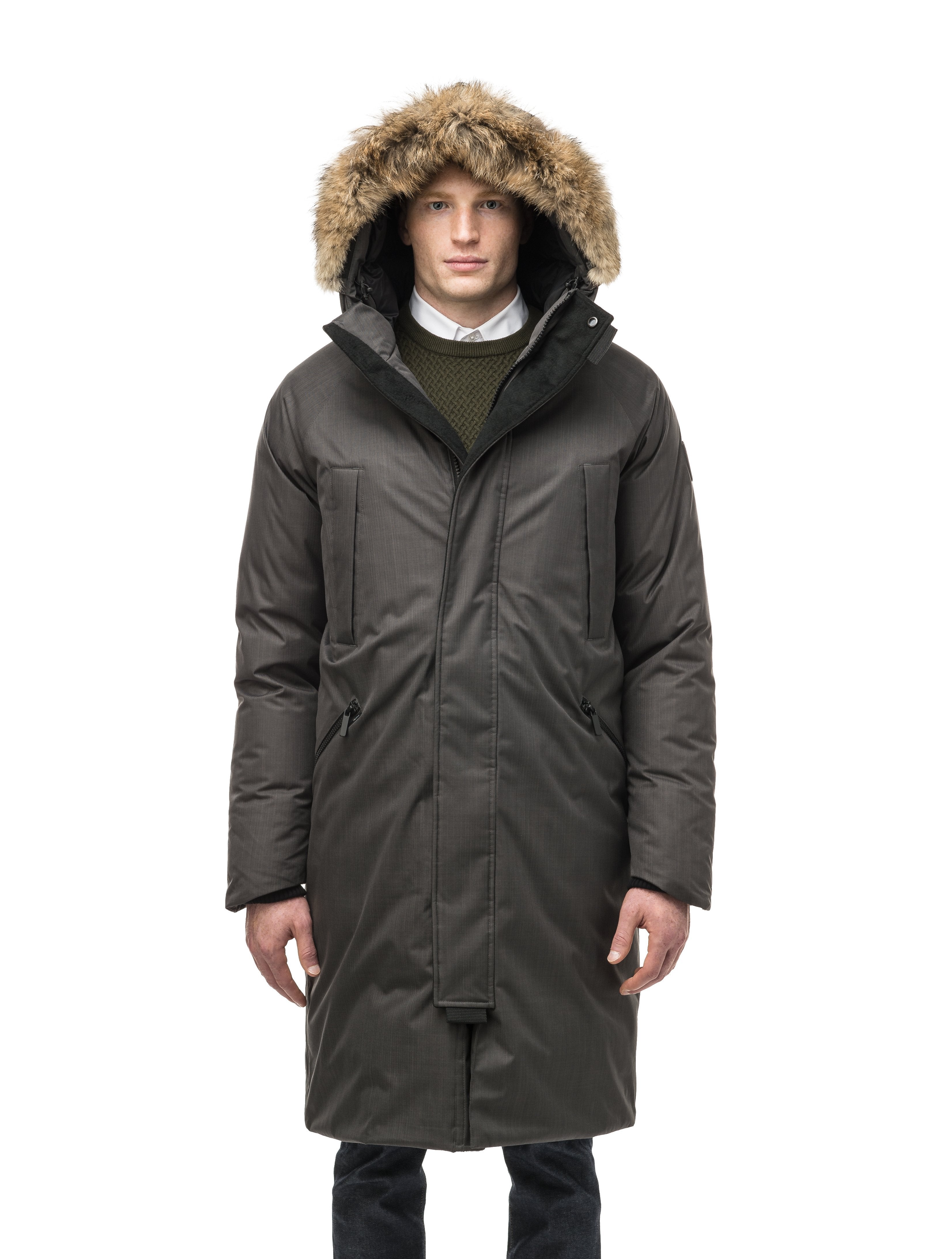 Will Men s Knee Length Parka