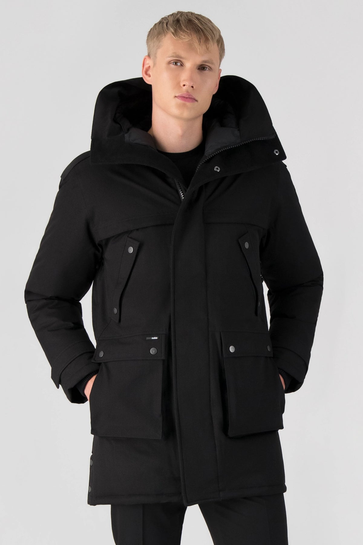 Yatesy Furless Men's Parka - Black