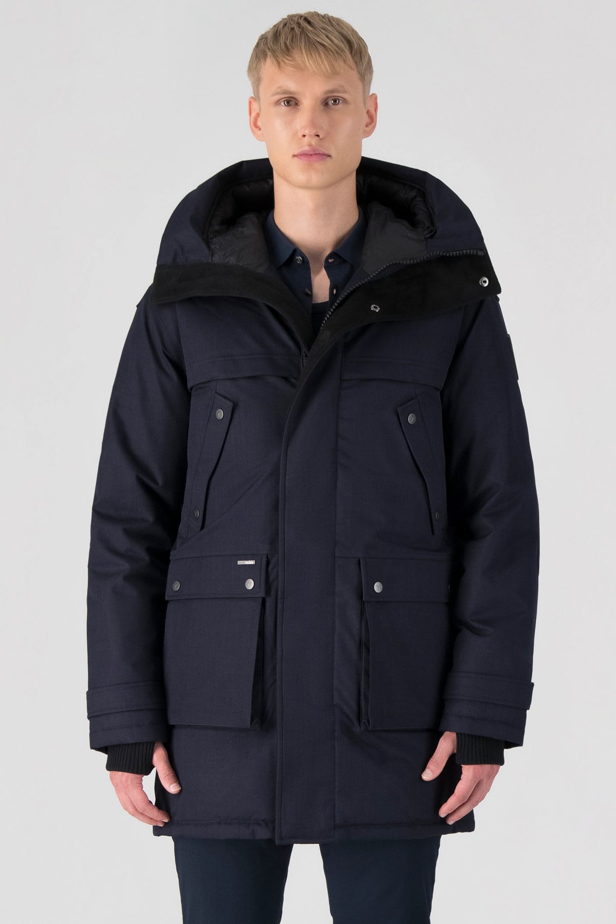 Yatesy Furless Men's Parka - Navy