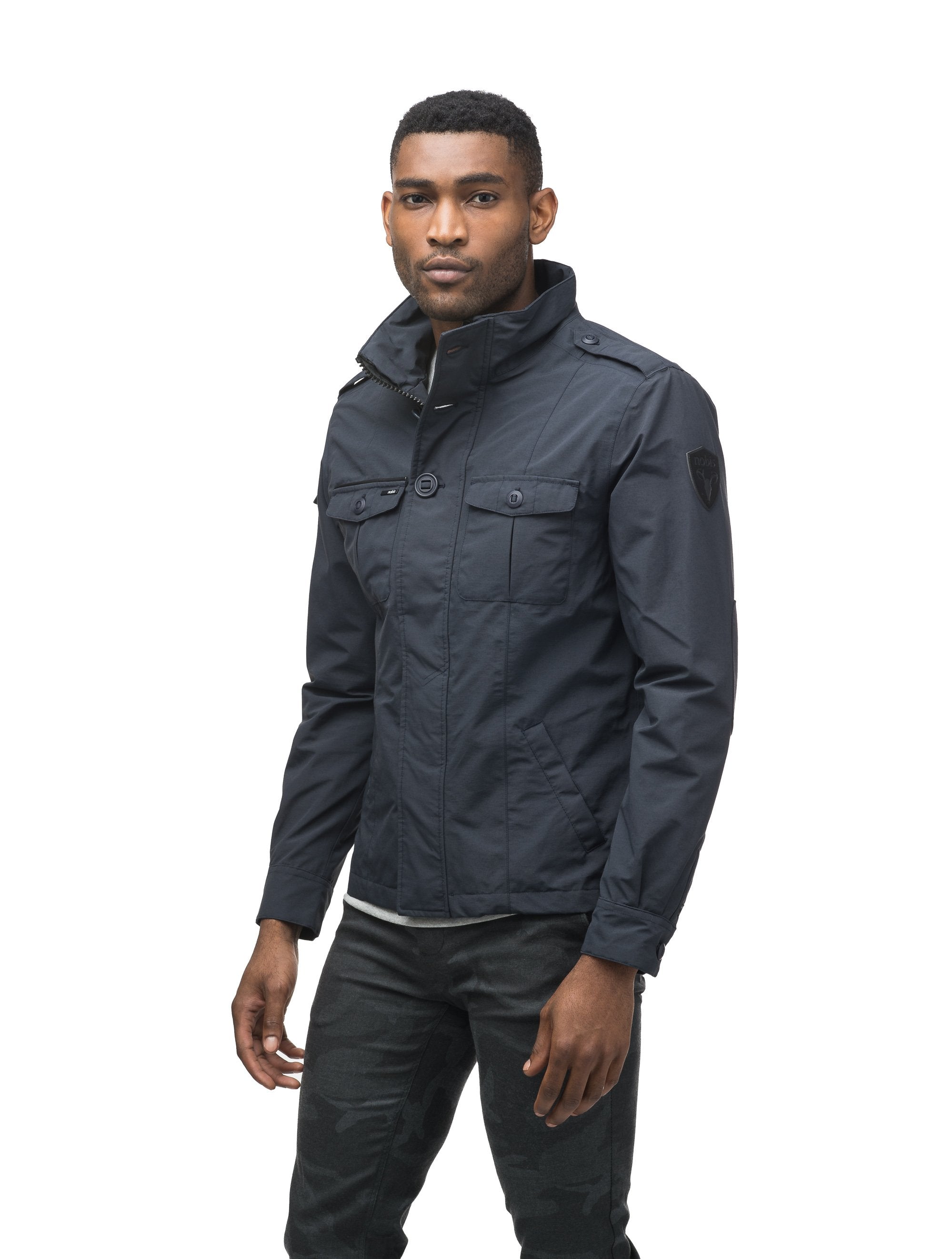 Navy military style jacket hotsell