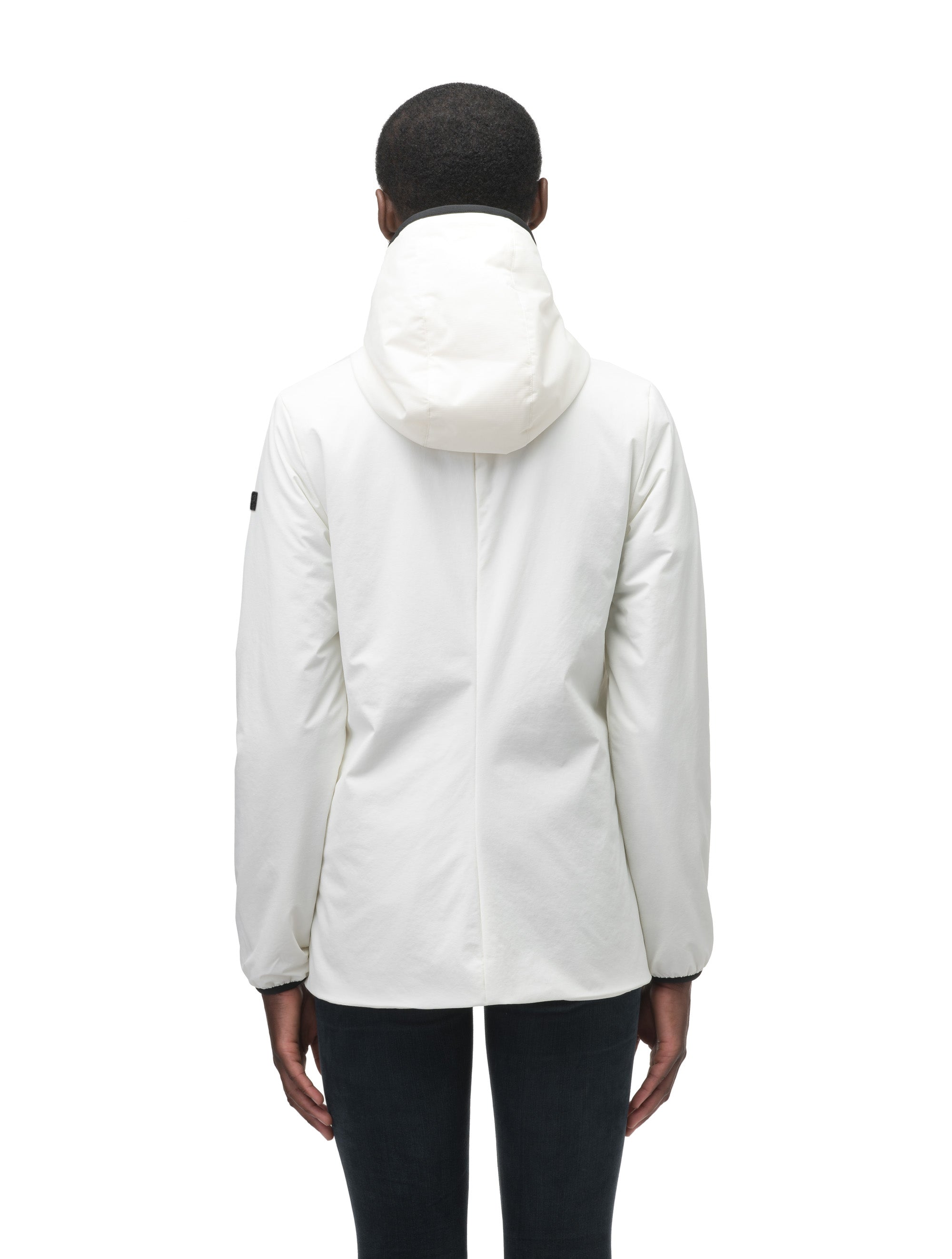 Ladies white hotsell hooded jacket