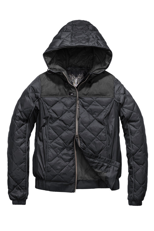 Elle Women's Quilted Hooded Jacket