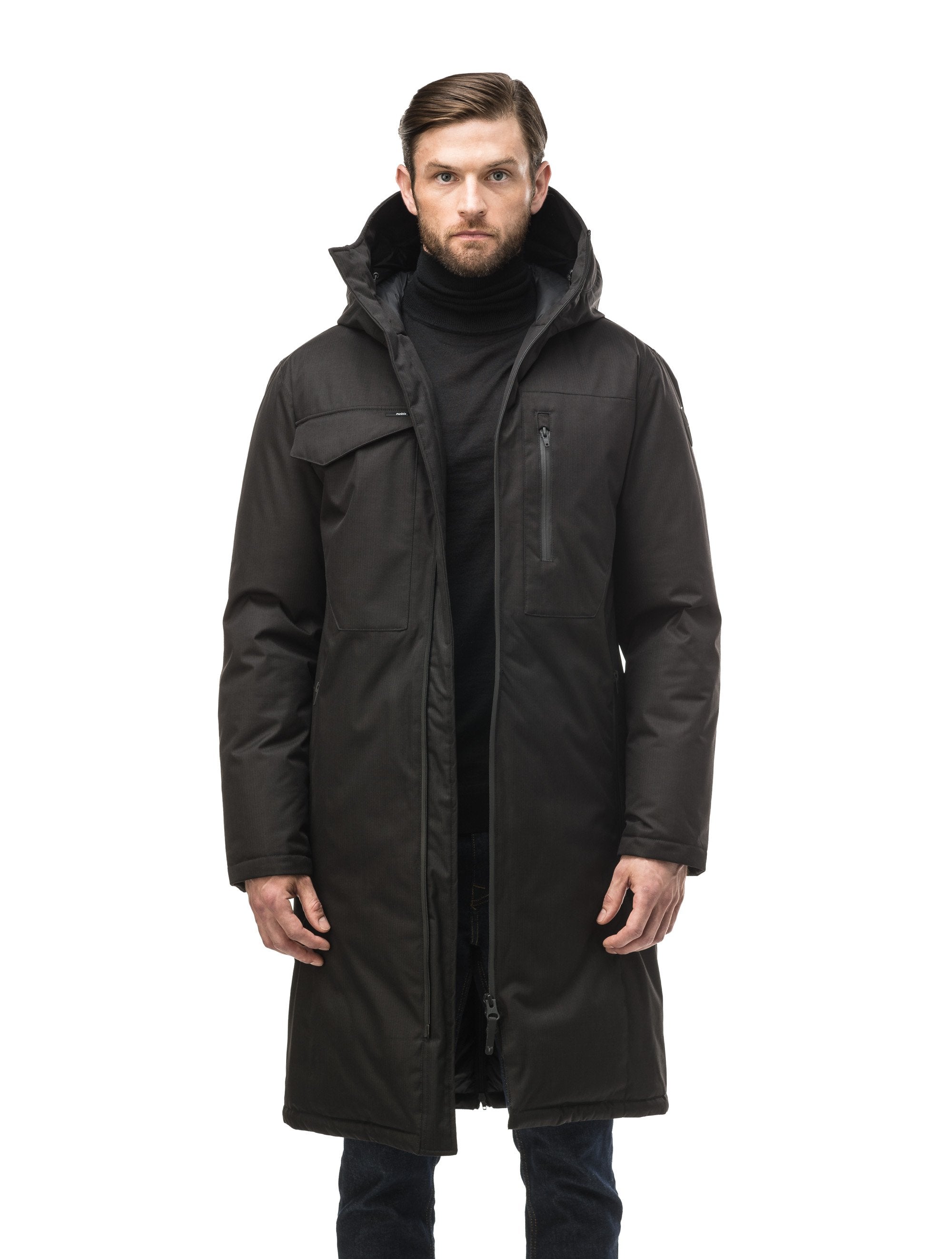 Mens on sale long parka