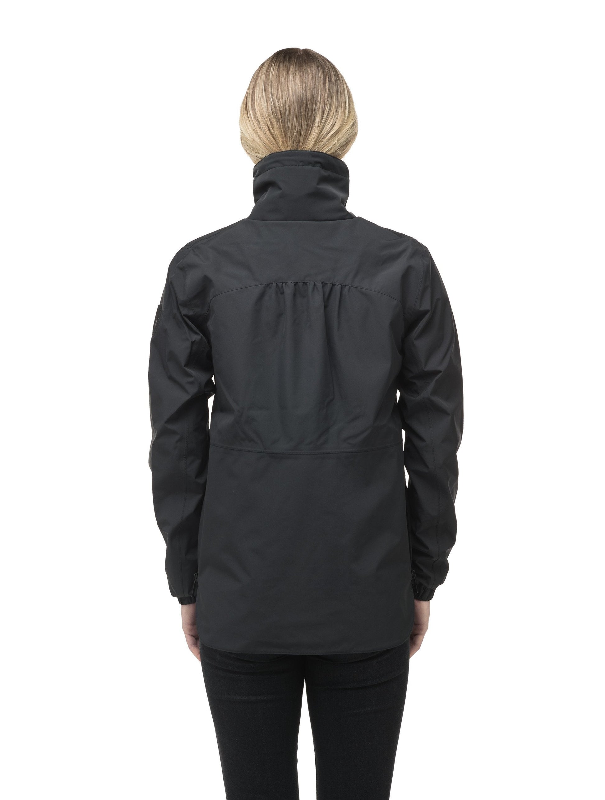 Leah waist length women's jacket in Black
