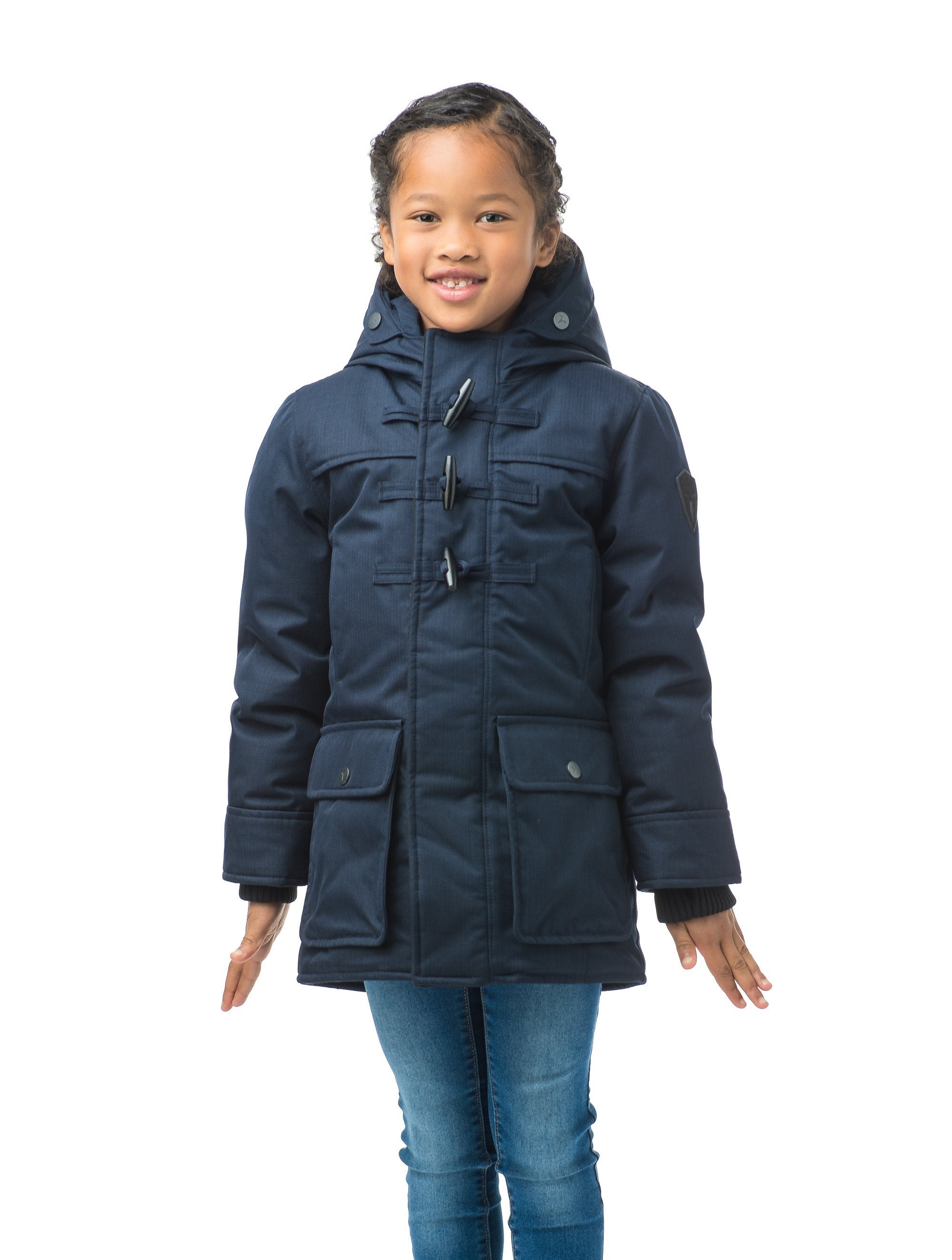 Fur hood coat kids online