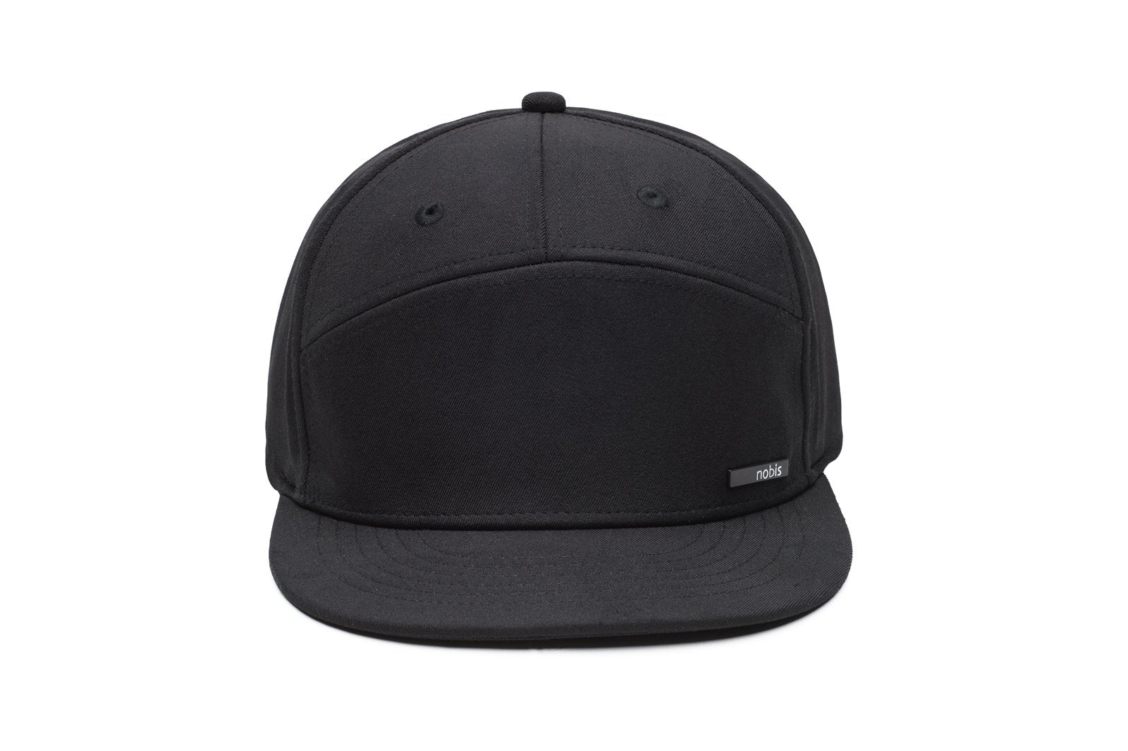 Solar 7-Panel Flat Peak Snapback Cap – Nobis - US