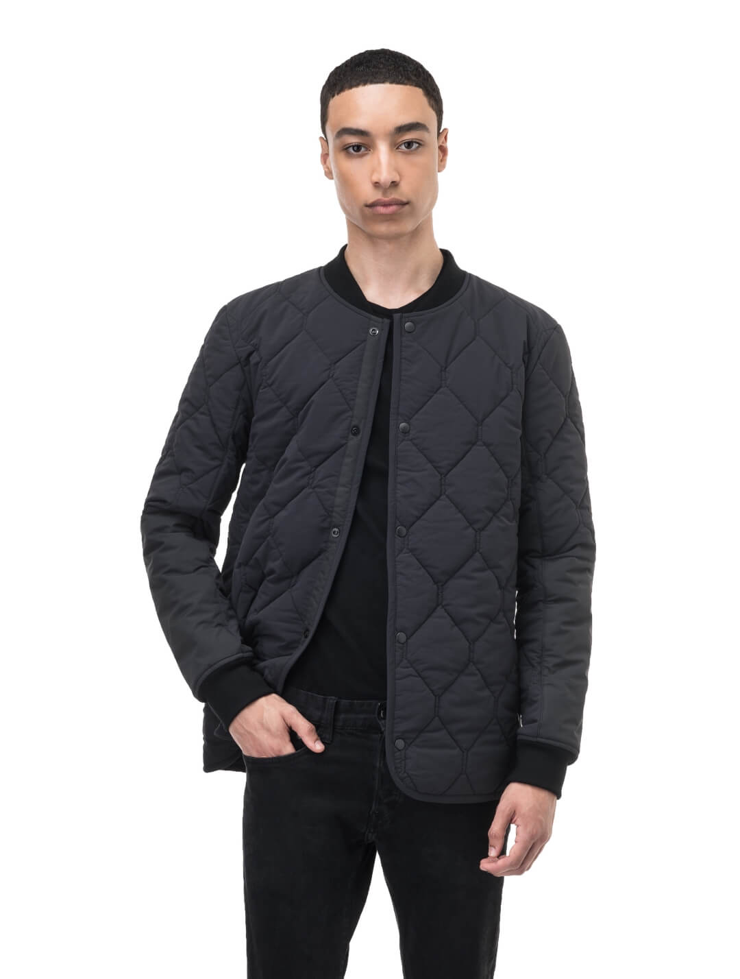 Mens store padded bomber