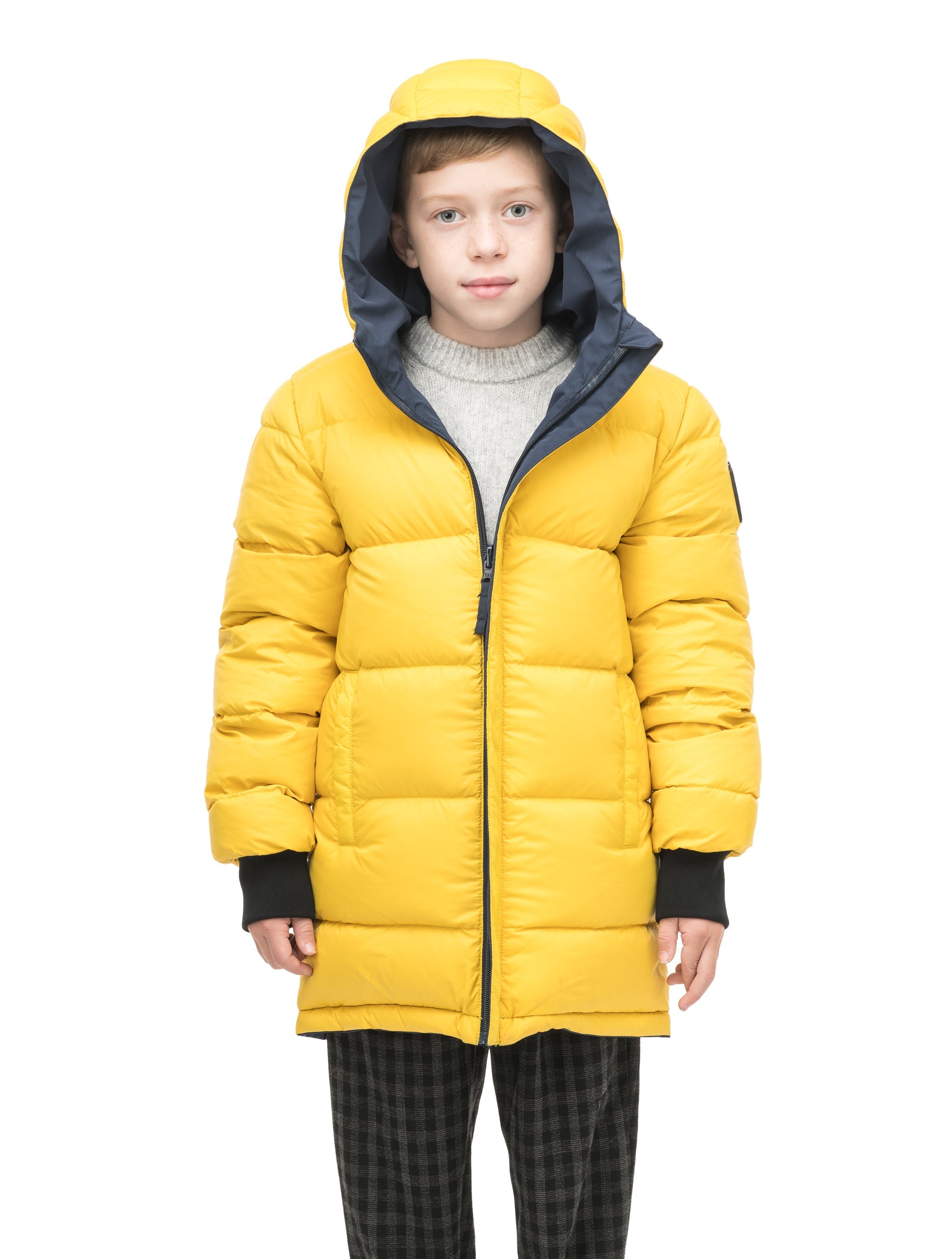 Burberry yellow puffer on sale coat